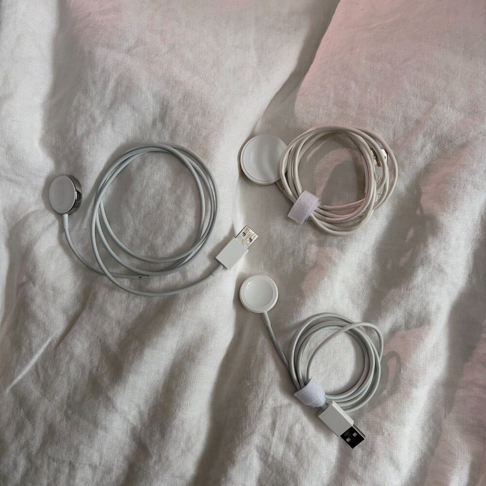Apple Watch Charging Cables Lot of 3 USB A 1m 3ft = 2 x Apple, 1 x Insignia